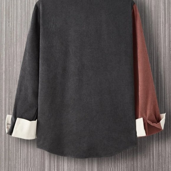 Brown Mens Cowboy Collared Tee Shirt - Picture 4 of 6